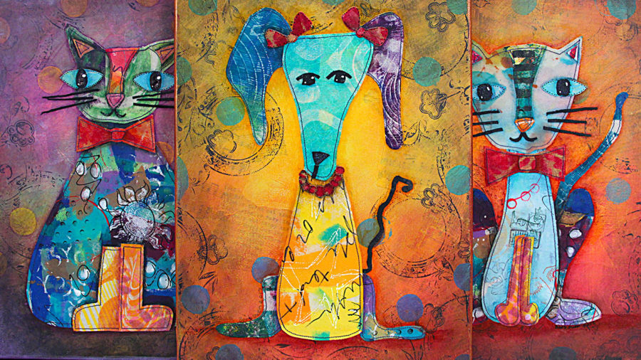 Mixed Media Animal Portraits Part 2